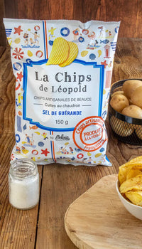 La Chips de Léopold - Sel de Guérande - Ondulée - 150gr