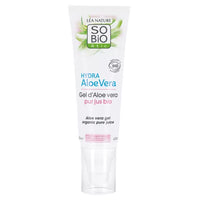 Gel d'aloe vera, pur jus bio, peaux sensibles à réactives, Hydra Aloe Vera