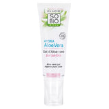 Gel d'aloe vera, pur jus bio, peaux sensibles à réactives, Hydra Aloe Vera