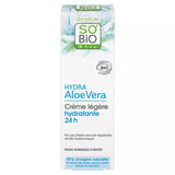 Crème légère hydratante 24h, peaux normales à mixtes, Hydra Aloe Vera
