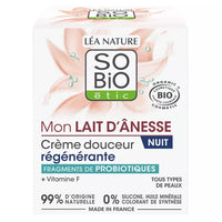 Crème douceur régénérante nuit, tous types de peaux, Mon Lait d'Ânesse