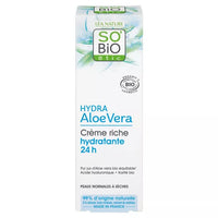 Crème riche hydratante 24h, peaux normales à sèches, Hydra Aloe Vera
