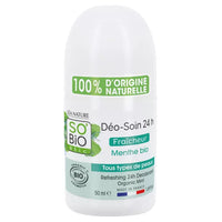 Déo-soin fraîcheur, Menthe bio
