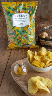 La Chips de Matthieu - Curry de l'ile de la réunion - 150gr