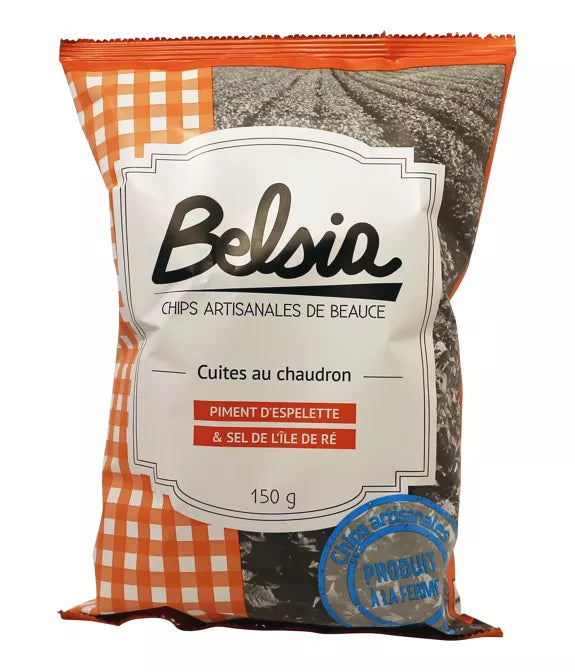 Chips Artisanales au Piment d'Espelette 150 g