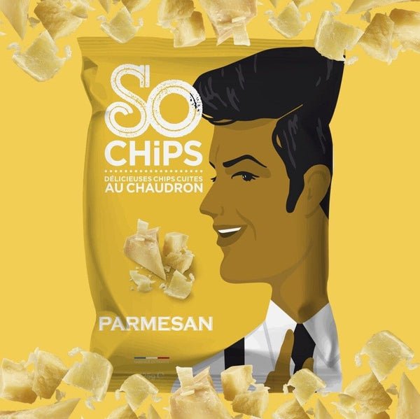 Chips Parmesan A.O.P 125g Label Qualité Artisan