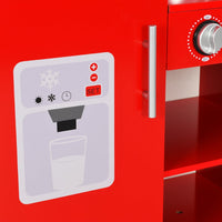 Cuisine En Jouet Pour Enfants Mdf 84X31X89 Cm Rouge Blanc - priveeshop.com