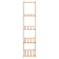 Étagère De Stockage 5 Niveaux 80X38X170 Cm Pin Solide 250 Kg - priveeshop.com