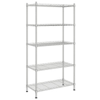 Étagère De Rangement 5 Niveaux 250 Kg Chrome - priveeshop.com