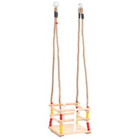 Balançoire Pour Bébé Avec Ceinture De Sécurité Pin Solide - priveeshop.com