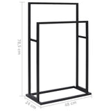 Porte-Serviettes Sur Pied 48X24X78,5 Cm Fer - priveeshop.com