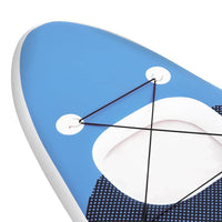 Ensemble De Planche Sup Gonflable Bleu Mer - priveeshop.com
