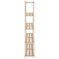 Étagère De Stockage 5 Niveaux 170X28,5X170Cm Bois De Pin Massif Naturel - priveeshop.com