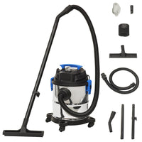 Aspirateur Sec Et Humide 1200 W 20 L Argenté - priveeshop.com