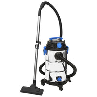 Aspirateur Sec Et Humide 1200 W 30 L Argenté - priveeshop.com