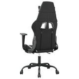 Chaise De Jeu De Massage Noir&Blanc Similicuir - priveeshop.com