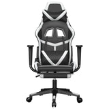 Chaise De Jeu De Massage Noir&Blanc Similicuir - priveeshop.com