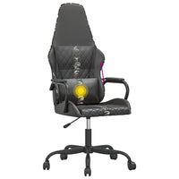 Chaise De Jeu De Massage Et Noir Similicuir - priveeshop.com
