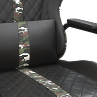 Chaise De Jeu De Massage Et Noir Similicuir - priveeshop.com