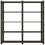 Support De Rangement À 5 Niveaux Bois Pin Noir - priveeshop.com