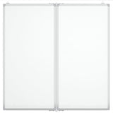 Tableau Blanc Magnétique Pliable 80X80X1,7 Cm Aluminium - priveeshop.com