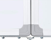 Tableau Blanc Magnétique Pliable 80X80X1,7 Cm Aluminium - priveeshop.com