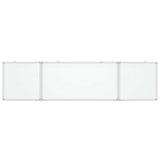 Tableau Blanc Magnétique Pliable 160X40X1,7 Cm Aluminium - priveeshop.com