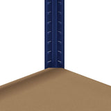 Étagères De Rangement À 5 Niveaux 4 Pcs Bleu - priveeshop.com