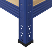 Étagères De Rangement À 5 Niveaux 4 Pcs Bleu - priveeshop.com