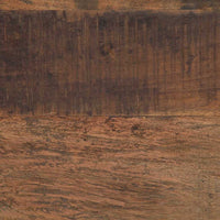 Table D'appoint Marron 110 X 35 X 76 Cm Bois Recyclé Solide