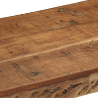 Banc Naturel 110 X 35 X 46 Cm Bois Ancien Récupéré