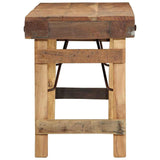 Banc Naturel 110 X 35 X 46 Cm Bois Ancien Récupéré