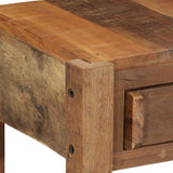 Table Console Marron 107 X 33 X 76 Cm Bois Recyclé Solide