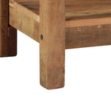 Table Console Marron 107 X 33 X 76 Cm Bois Recyclé Solide
