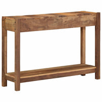Table Console Marron 107 X 33 X 76 Cm Bois Recyclé Solide
