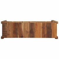 Table Console Marron 107 X 33 X 76 Cm Bois Recyclé Solide