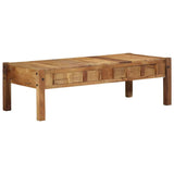Table Basse Marron 110 X 54 X 35 Cm Bois Recyclé Solide