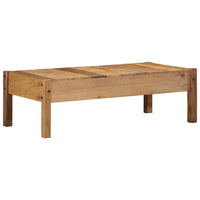 Table Basse Marron 110 X 54 X 35 Cm Bois Recyclé Solide