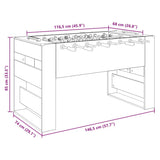 Table De Football 146,5 X 74 X 85 Cm Bois D'ingénierie - priveeshop.com