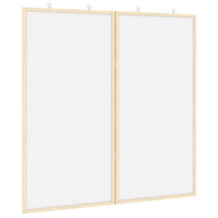 Tableau D'affichage Blanc 80 X 80 X 1.4 Cm Bois De Pin Massif - priveeshop.com