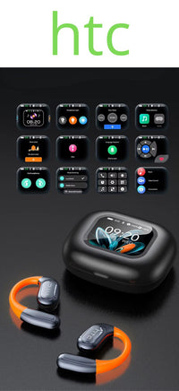 Écouteurs Bluetooth HTC NE27 V5.4 – Son HD & Réduction de Bruit ENC