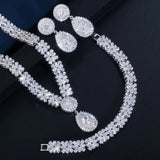 Parure Bijoux Luxe Couleur Or Dubai – CWWZircons T053
