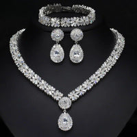 Parure Bijoux Luxe Couleur Or Dubai – CWWZircons T053