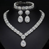 Parure Bijoux Luxe Couleur Or Dubai – CWWZircons T053