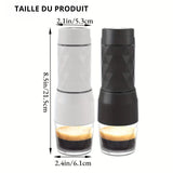 Machine Expresso Portable 3 en 1 – Manuelle & Compacte