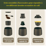 Machine Expresso Portable 3 en 1 – Manuelle & Compacte