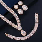 Parure Bijoux Luxe Couleur Or Dubai – CWWZircons T053
